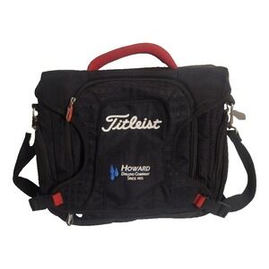 Titleist Messenger Bag Black Convertible Business Pack Laptop Briefcase Shoulder